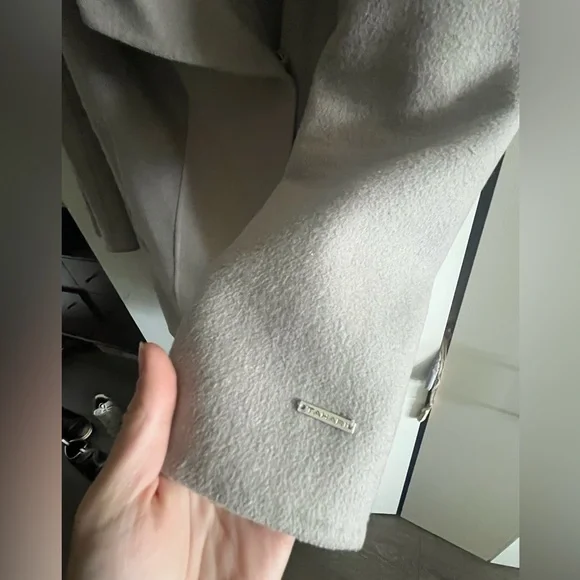 Tahari Nicky Double Face Wool Blend Oversize Coat - Picture 6 of 7